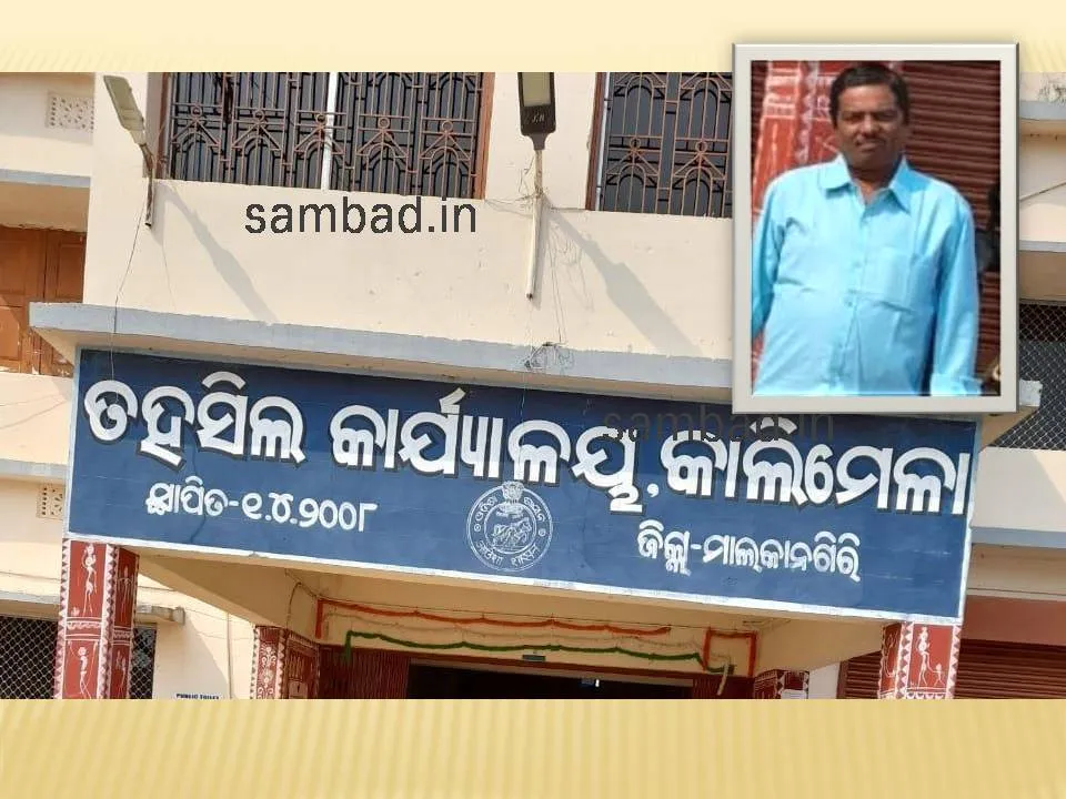  କାଲିମେଳା ତହସିଲର ବରିଷ୍ଠ କିରାଣୀଙ୍କ ୫୦ ହଜାର ଟଙ୍କା ଲାଞ୍ଚ ନେଉଥିବା ଭିଡିଓ ଭାଇରାଲ!