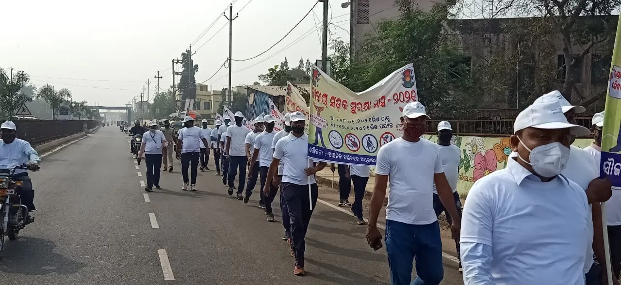  ମାସେ ବ୍ୟାପୀ ସଡ଼କ ସୁରକ୍ଷା କାର୍ଯ୍ୟକ୍ରମର ଶୁଭାରମ୍ଭ