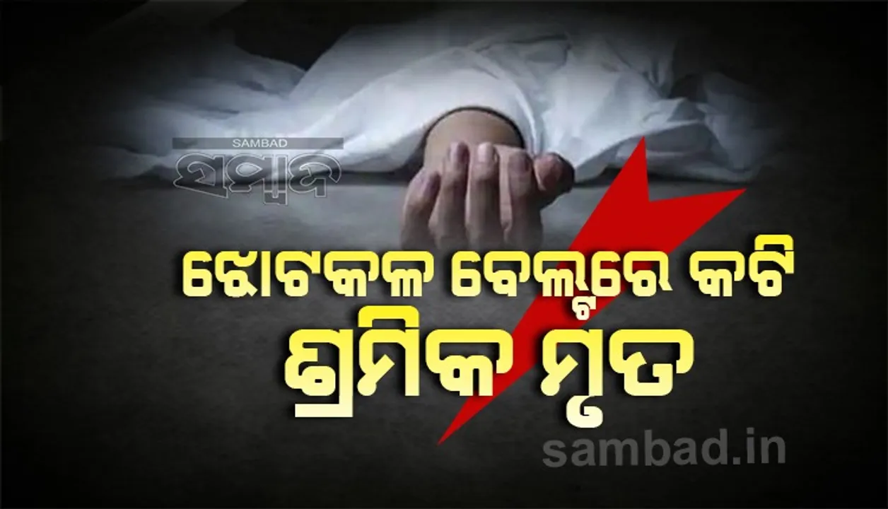  କଳିଙ୍ଗ ଝୋଟ କଳରେ ବେଲ୍ଟରେ କଟି ଶ୍ରମିକ ମୃତ