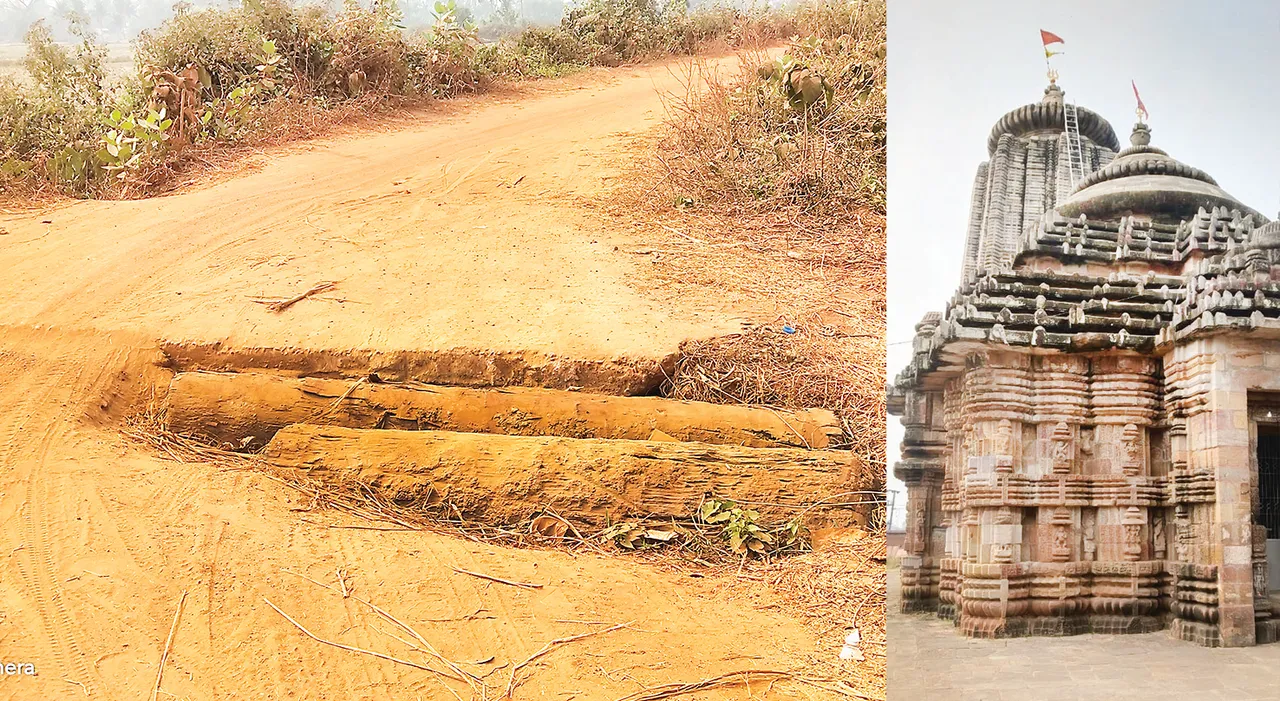  ଅବହେଳିତ ବୁଦ୍ଧନାଥ ପୀଠ ରାସ୍ତା, କଲଭର୍ଟ ଖାଲ ପାଲଟିଛି ମରଣଯନ୍ତା