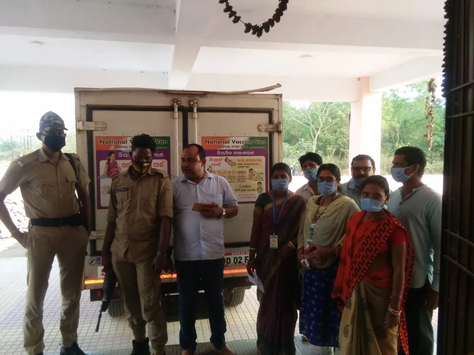  ଖୋର୍ଦ୍ଧାରେ  ପହଞ୍ଚିଲା ୬୧୫୦ କୋଭାସିଲ୍ଡ ଟିକା