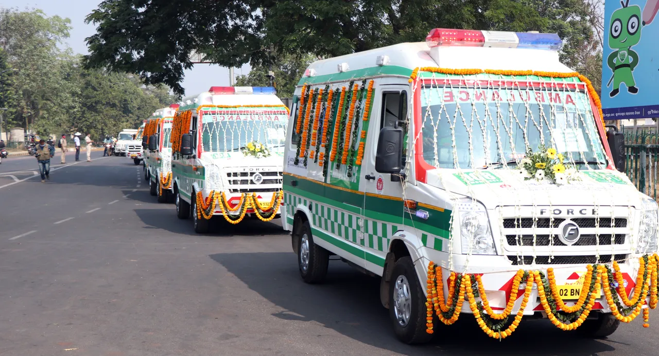  ୨୭ ଜିଲ୍ଲା ପାଇଁ ଆଉ ୮୪ଟି ‘୧୦୮’ ଆମ୍ବୁଲାନ୍‌ସ