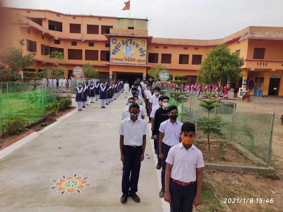  ସ୍କୁଲରେ ଉପସ୍ଥାନ ବଢ଼ୁଛି, ୭୨% ପିଲା ବିଦ୍ୟାଳୟକୁ ଆସିଲେ