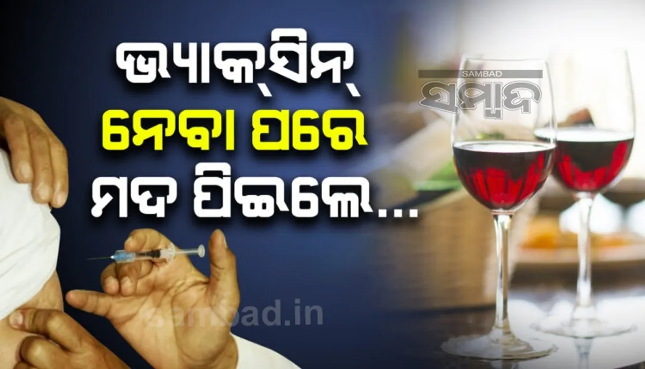  ଟିକା ନେବା ପୂର୍ବରୁ ଓ ନେବା ପରେ ମଦ ପିଇବା ଉଚିତ୍ କି? ଜାଣନ୍ତୁ ବିଶେଷଜ୍ଞଙ୍କ ମତ