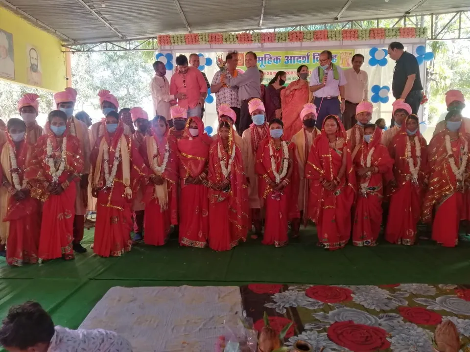  ନୂଆପଡ଼ାରେ ୨୧ ଯୋଡ଼ାଙ୍କ ସାମୁହିକ ବିବାହ
