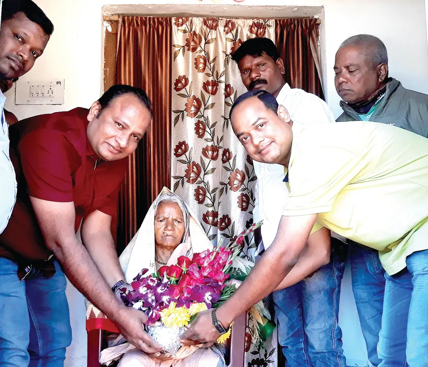  ପଦ୍ମଶ୍ରୀ ପୂର୍ଣ୍ଣମାସୀ ଜାନୀଙ୍କୁ 'ସମ୍ବାଦ' ପକ୍ଷରୁ ସମ୍ବର୍ଦ୍ଧନା