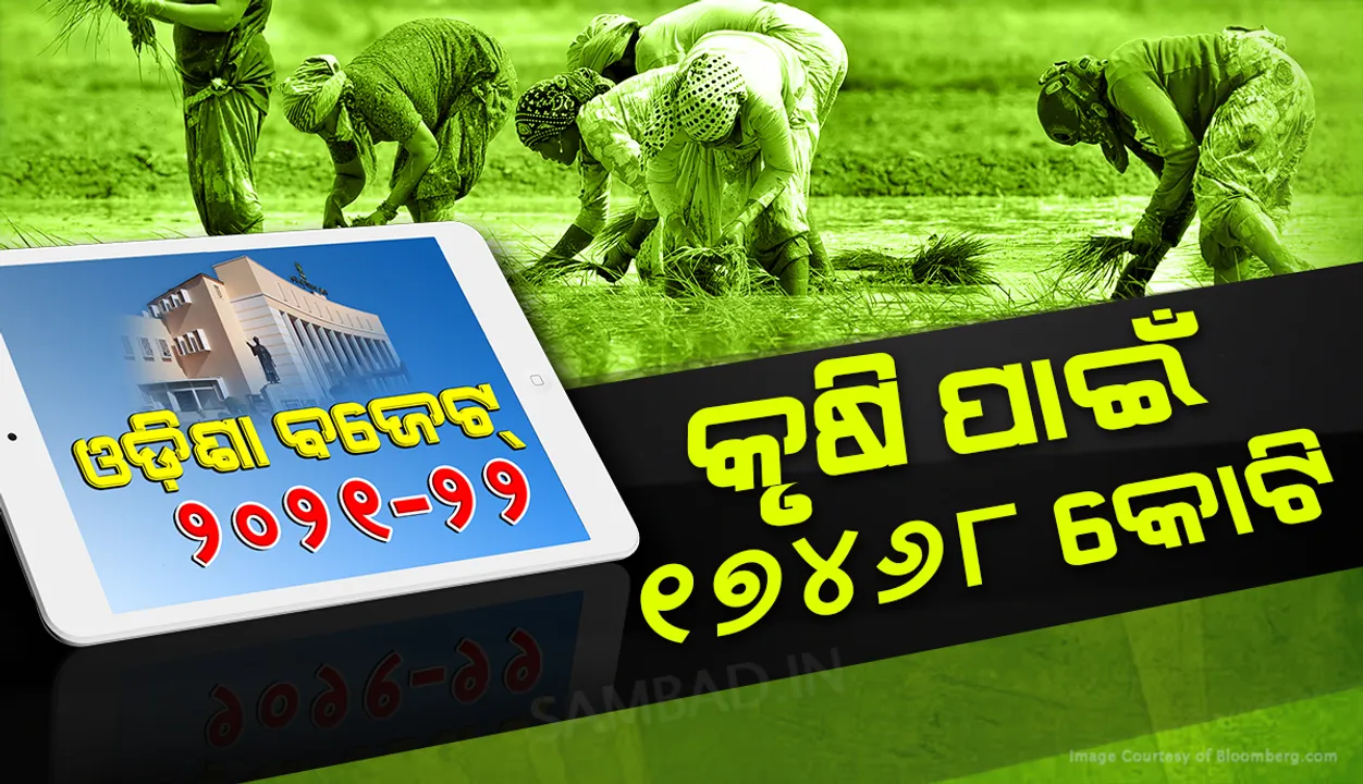  ୧୭,୪୬୮ କୋଟିର  କୃଷି ବଜେଟ୍, କାଳିଆ ଯୋଜନା ପାଇଁ ୧୮ଶହ କୋଟି
