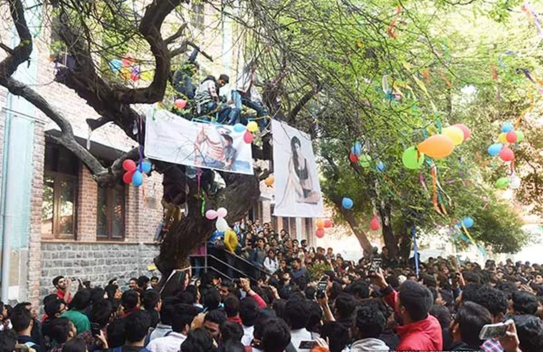  ହିନ୍ଦୁ ମହାବିଦ୍ୟାଳୟ ଛାତ୍ରଙ୍କ ବିବାଦୀୟ ପରମ୍ପରା; ଭାଲେଣ୍ଟାଇନ୍‌ସ ଡେ’ରେ ‘ଭର୍ଜିନ୍‌ ଟ୍ରି’କୁ କଣ୍ଡୋମରେ ସଜାଇ କରନ୍ତି ପୂଜା !