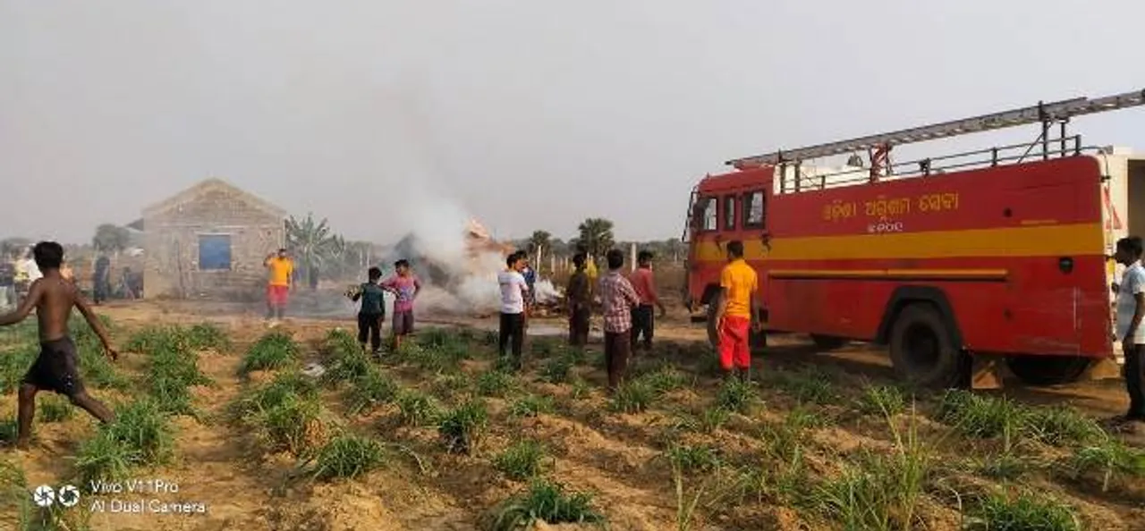  ଫାର୍ମ ହାଉସରେ ଅଗ୍ନିକାଣ୍ଡ, ଅଳ୍ପକେ ବର୍ତ୍ତିଲେ ଗାଈ