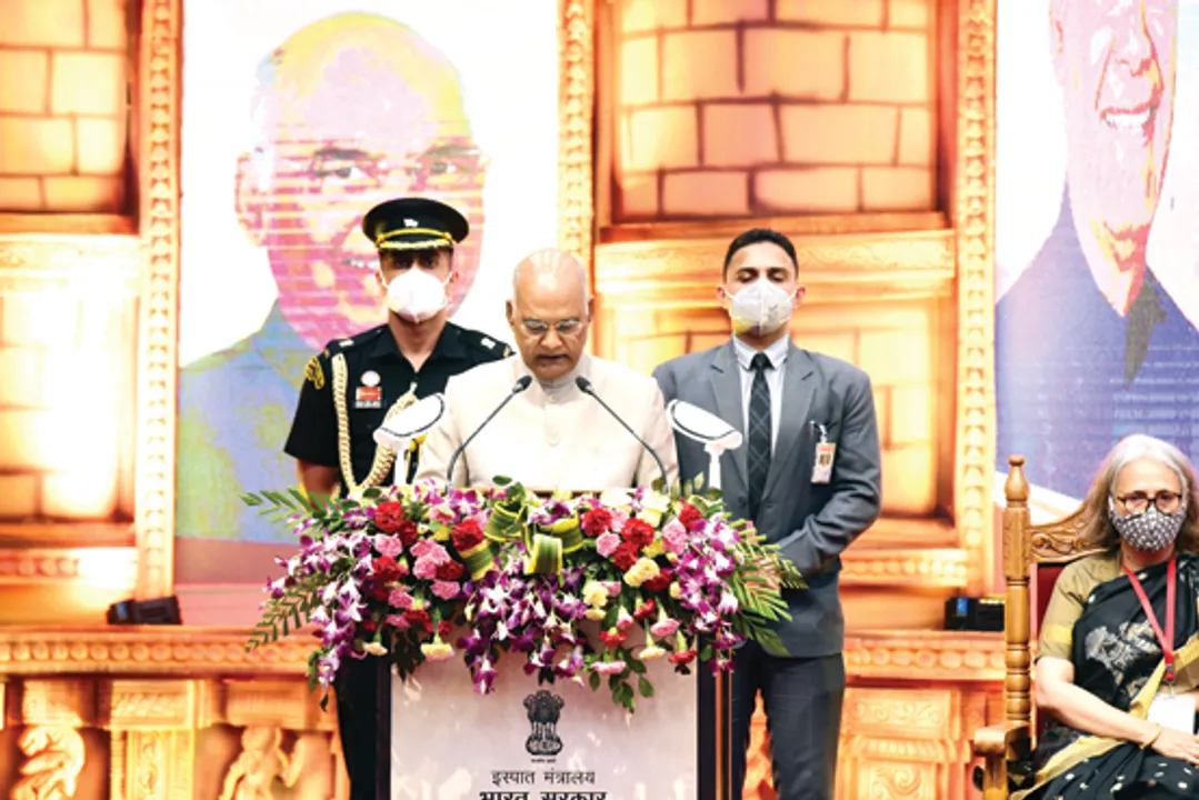  ଇସ୍ପାତ ସହରରେ ରାଷ୍ଟ୍ରପତି