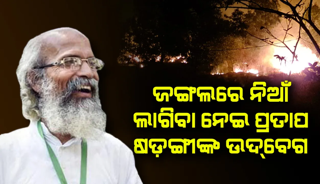  ଶିମିଳିପାଳ ଜଙ୍ଗଲରେ ନିଆଁ ନେଇ କେନ୍ଦ୍ରମନ୍ତ୍ରୀ ପ୍ରତାପ ଷଡ଼ଙ୍ଗୀଙ୍କ ଉଦବେଗ