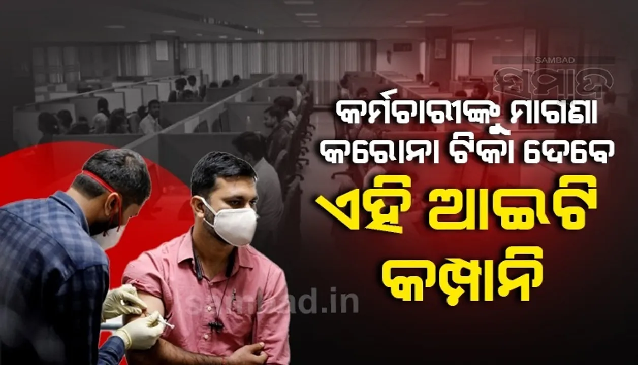 କର୍ମଚାରୀଙ୍କୁ ମାଗଣା କରୋନା ଟିକା ଦେବେ ଏହି ୩ଟି ଆଇଟି କମ୍ପାନି