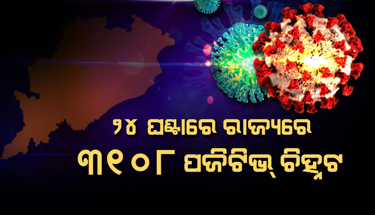  ଗତ ୨୪ ଘଣ୍ଟାରେ ରାଜ୍ୟରେ ୩୧୦୮ଜଣ କରୋନା ପଜିଟିଭ୍ ଚିହ୍ନଟ, ଖୋର୍ଦ୍ଧା ଜିଲ୍ଲାରେ ସର୍ବାଧିକ ୫୩୪ ସଂକ୍ରମିତ 