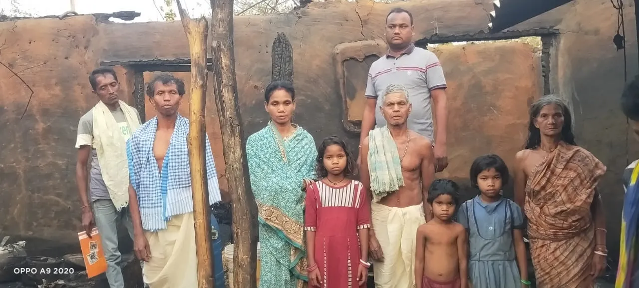  ଅଗ୍ନିକାଣ୍ଡରେ ୩ ବଖରା ଘର ଜଳିଗଲା