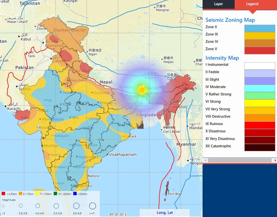 ସିକ୍କିମରେ ୫.୪ ତୀବ୍ରତାର ଭୂମିକମ୍ପ