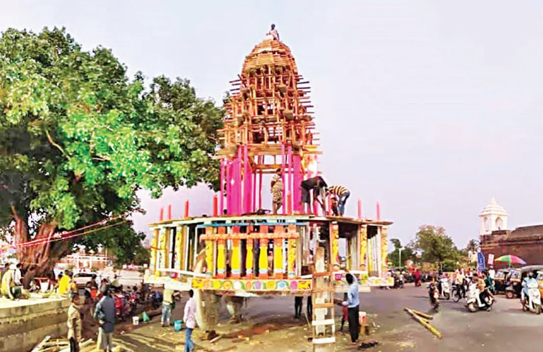  ଆଜି ନେତ୍ର ଉତ୍ସବ: ଶେଷ ପର୍ଯ୍ୟାୟରେ ରୁକୁଣା ରଥ ନିର୍ମାଣ, ନିଲାମ ହେବନି ମରୀଚିକୁଣ୍ଡ ପାଣି