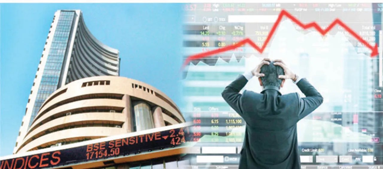  ତିନି ଦିନରେ ୧୬୦୦ ପଏଣ୍ଟ୍‌ ଖସିଲା ସେନ୍‌ସେକ୍ସ: ନିବେଶକ ହରାଇଲେ ୫.୪ ଲକ୍ଷ କୋଟି