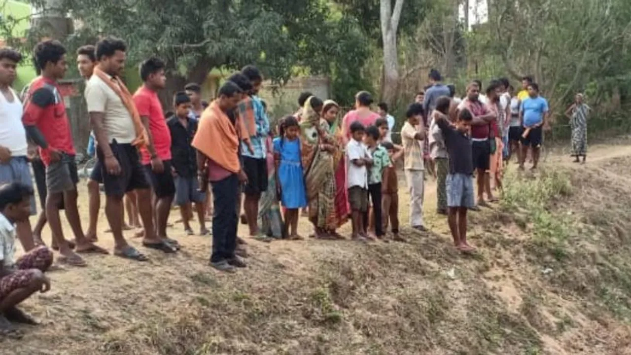  ଶୁଖି ଆସୁଥିବା ପୋଖରୀରୁ ମହିଳାଙ୍କ କଙ୍କାଳ ଉଦ୍ଧାର, ହତ୍ୟା ସନ୍ଦେହ
