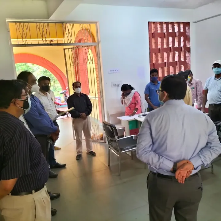  ମୟୁରଭଞ୍ଜ ଜିଲ୍ଲାପାଳଙ୍କ କୋଭିଡ୍ ହସ୍ପିଟାଲ ପରିଦର୍ଶନ, ସାମଗ୍ରୀକ ବ୍ୟବସ୍ଥାର ସମୀକ୍ଷା କଲେ