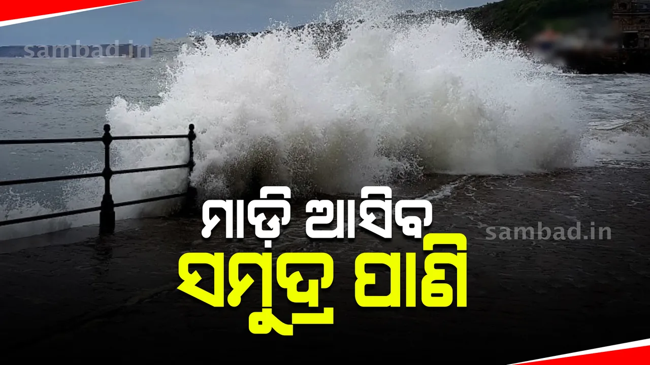  ବାତ୍ୟା ୟାସ୍‌ ପାଇଁ ଭଦ୍ରକରେ ୭ କିମି ଯାଏ ସ୍ଥଳ ଭାଗକୁ ମାଡ଼ି ଆସିବ ସମୁଦ୍ର ପାଣି
