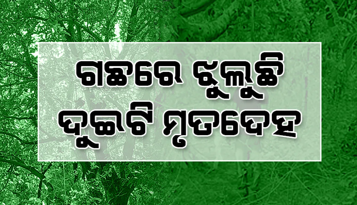  ନବରଙ୍ଗପୁର ଜିଲ୍ଲାର ଦୁଇଟି ସ୍ଥାନରୁ ମିଳିଲା ଝୁଲନ୍ତା ମୃତଦେହ