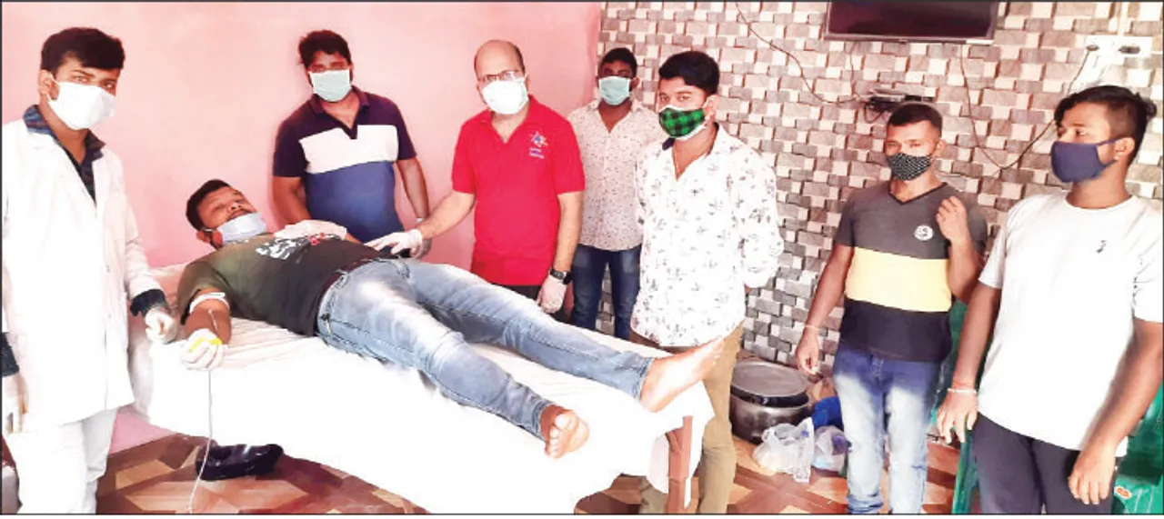  ମା’ ମଙ୍ଗଳା କ୍ଲବ୍ ପକ୍ଷରୁ ରକ୍ତଦାନ ଶିବିର