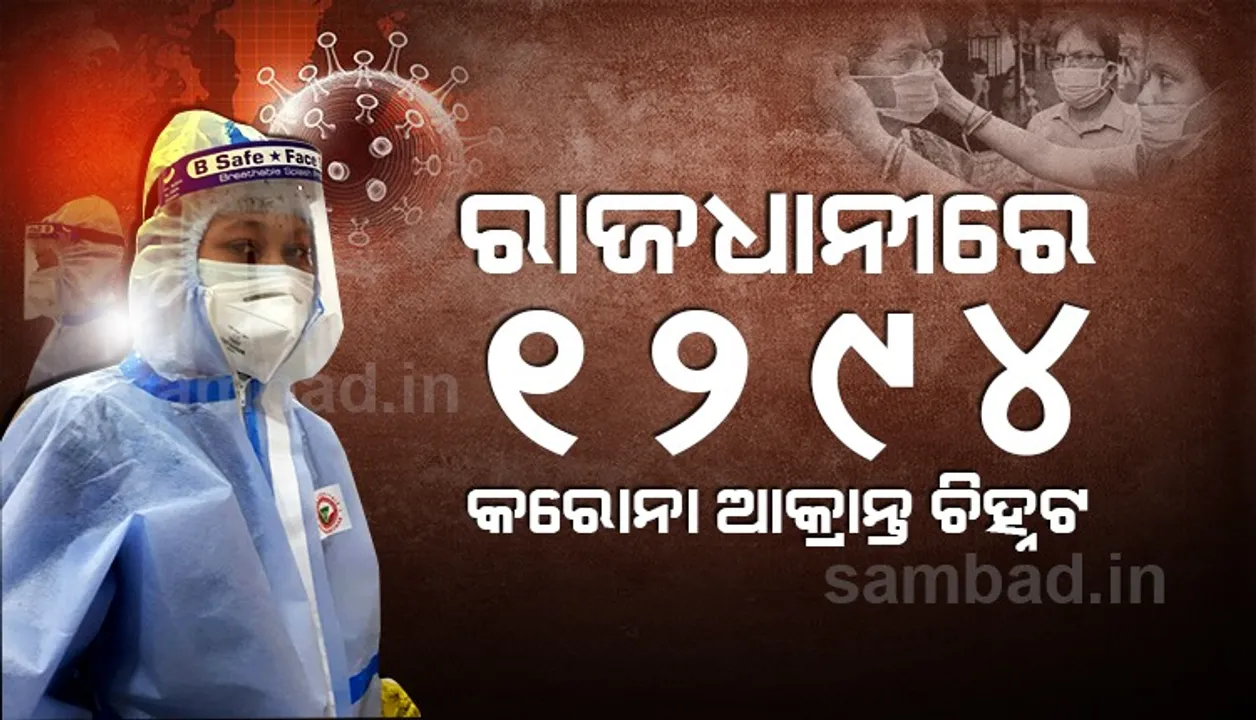  ଭୁବନେଶ୍ୱରରୁ ୧୨୯୪ ଜଣ କରେନା ସଂକ୍ରମିତ, ୮୦୩ ଆକ୍ରାନ୍ତ ସୁସ୍ଥ