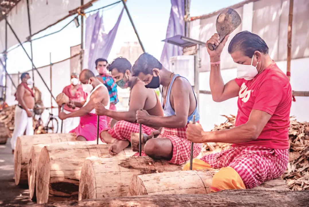  ବାତ୍ୟା ପାଇଁ ରଥ ନିର୍ମାଣ ସ୍ଥଗିତ