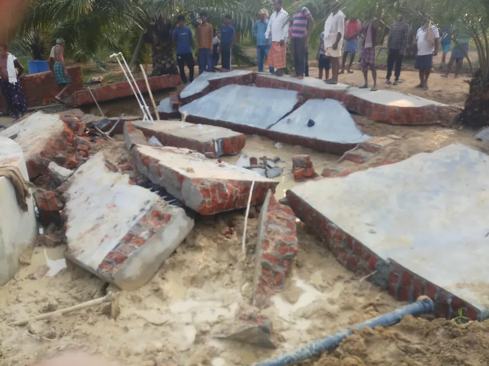  ପାଣି ଟାଙ୍କି ଭୁଶୁଡ଼ି ଯୁବ ଇଂଜିନିୟରଙ୍କ ମୃତ୍ୟୁ, ସାନ ଭାଇ ଗୁରୁତର