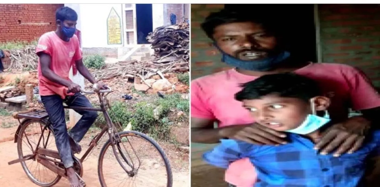  ପୁଅ ପାଇଁ ୩୦୦କିମି ପର୍ଯ୍ୟନ୍ତ ସାଇକେଲ ଚଲାଇ ଔଷଧ ଆଣିବାକୁ ଗଲେ ବାପା