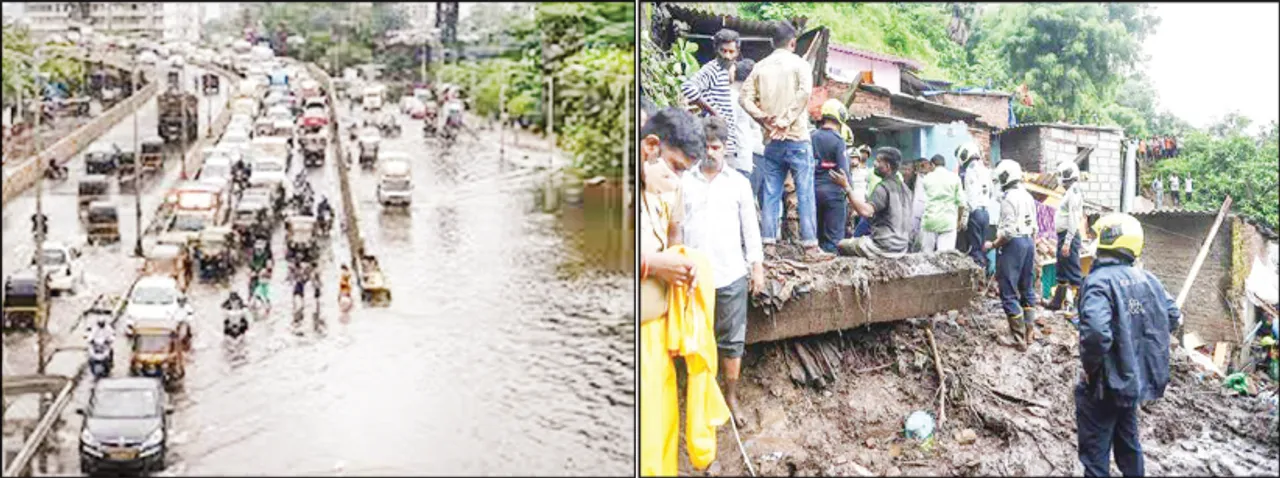  ମୁମ୍ବାଇରେ ବର୍ଷା ବିତ୍ପାତ: ଭୂସ୍ଖଳନ ପରେ ଘର ଭାଙ୍ଗି ୩୨ ମୃତ