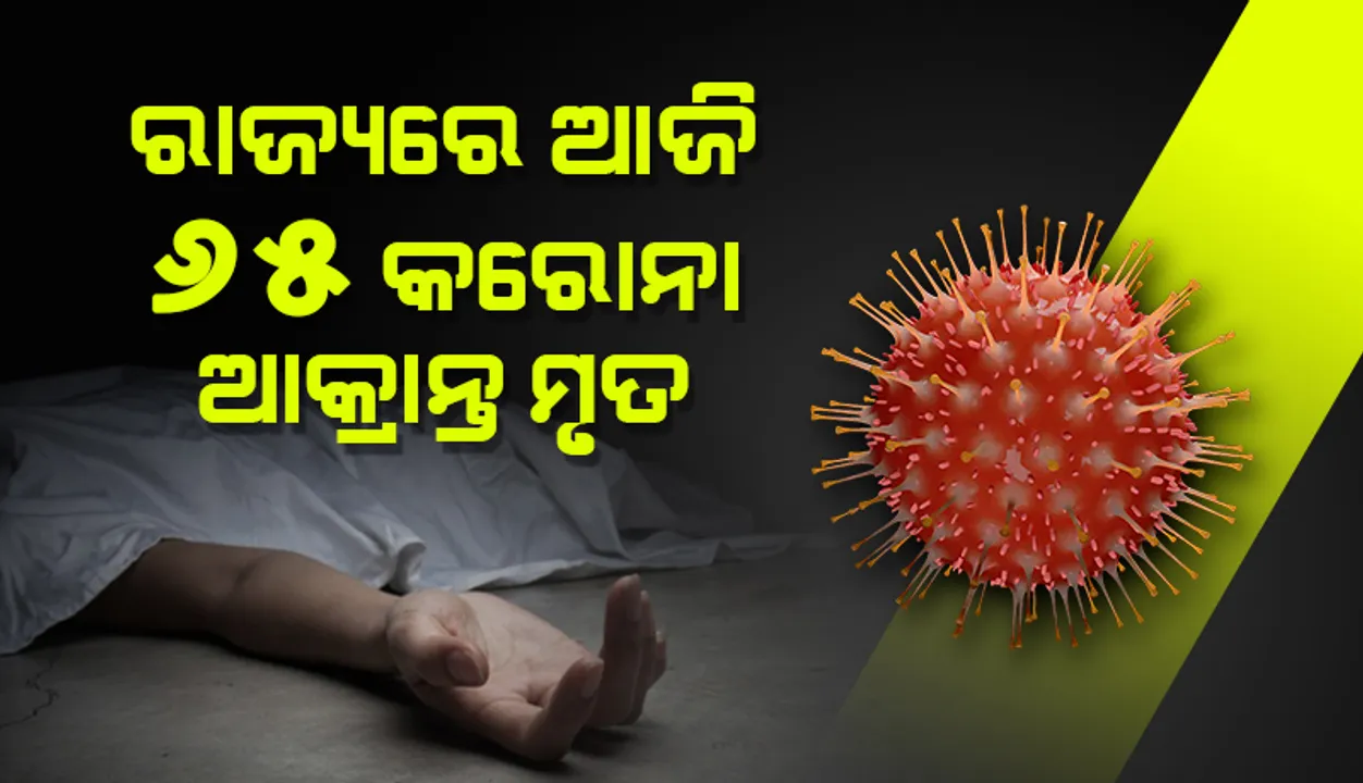  ଗତ ୨୪ ଘଣ୍ଟା ମଧ୍ୟରେ ରାଜ୍ୟରେ ୬୫ ଜଣ କରୋନା ସଂକ୍ରମିତଙ୍କ ମୃତ୍ୟୁ 