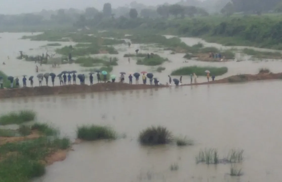  ସୁନ୍ଦର ନଦୀରେ ପ୍ରଥମ ବନ୍ୟାଜଳ