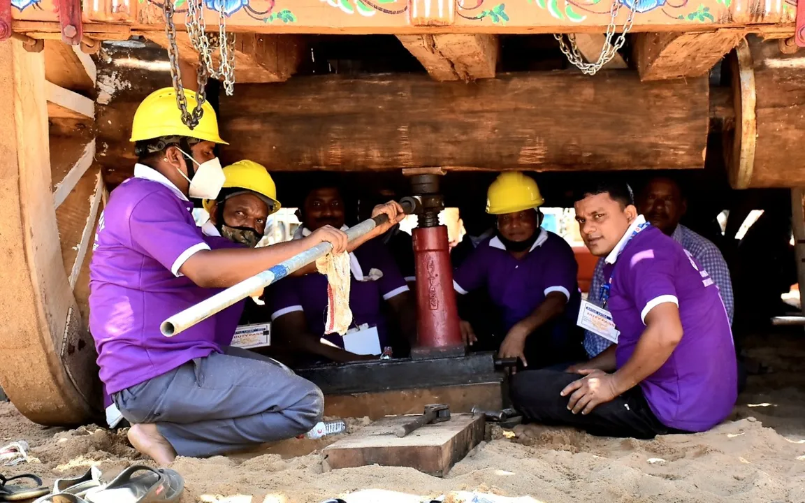  ବାହୁଡ଼ା ପୂର୍ବରୁ ଯାଞ୍ଚ ହେଲା ତିନିରଥ, ସରିଲା ଆବଶ୍ୟକ ମରାମତି କାମ