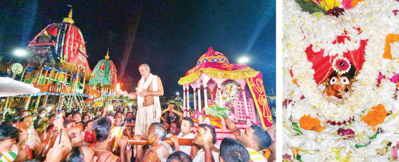  ମହାପ୍ରଭୁଙ୍କ ହେରାପଞ୍ଚମୀ ନୀତି: ନନ୍ଦିଘୋଷ ରଥ ଭାଙ୍ଗିଲେ ମା’ଲକ୍ଷ୍ମୀ