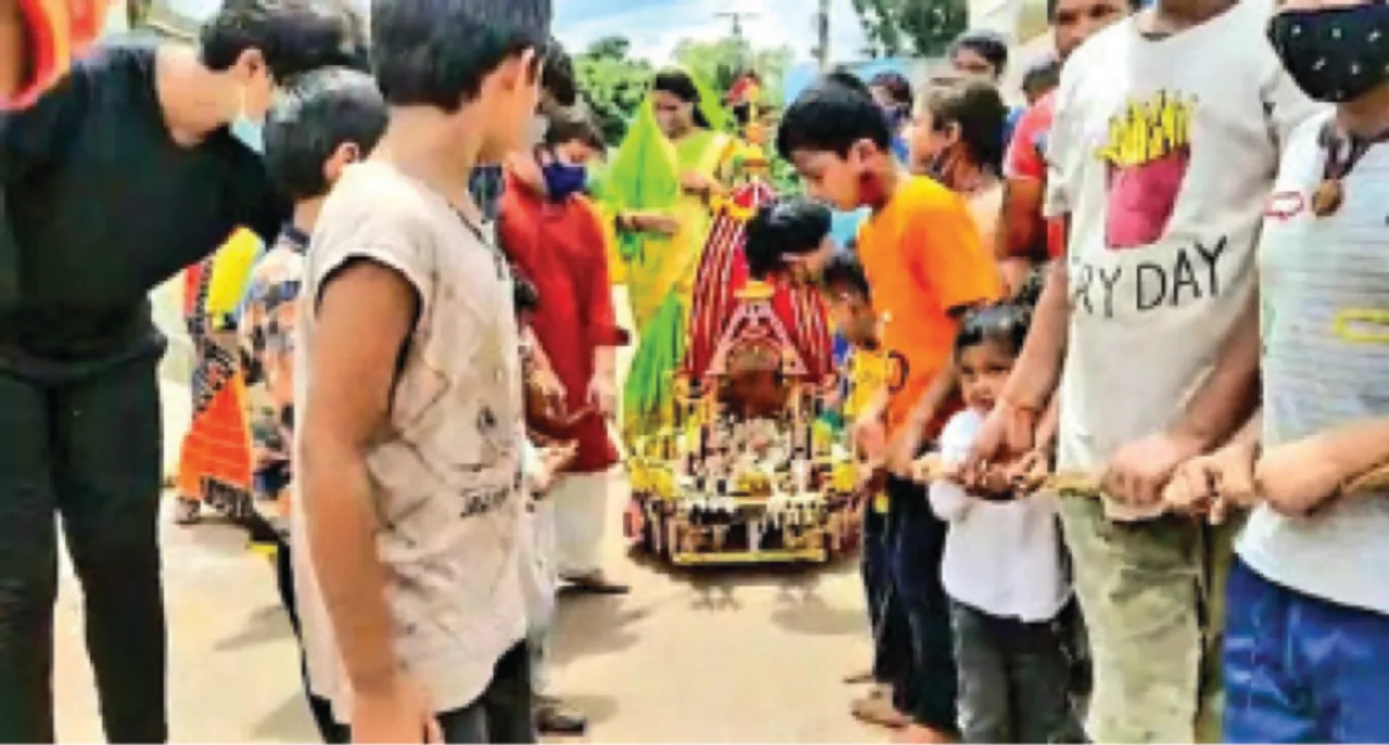  ଶ୍ରଦ୍ଧା ଶ୍ରୀକ୍ଷେତ୍ରରେ ଗଡ଼ିଲାନି ରଥ, କୁନି ରଥ ଟାଣି ମନ ବୁଝାଇଲେ ଭକ୍ତ