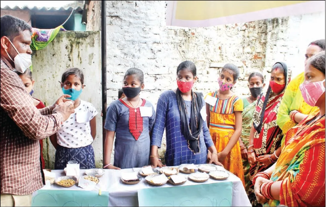  ପ୍ରଶାନ୍ତିବିହାରରେ ପୋଷଣ ମେଳା