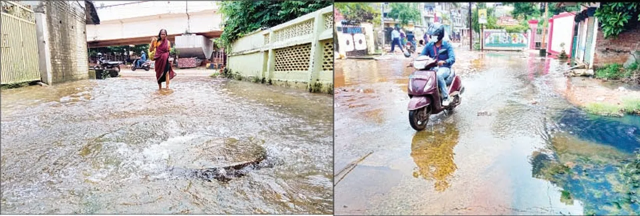  ରାସ୍ତାରେ ଭାସୁଛି ନର୍ଦ୍ଦମା ପାଣି: ପିଇବା ପାଣିରେ ମିଶୁଛି, ଦୁର୍ଗନ୍ଧରେ ଫାଟି ପଡ଼ୁଛି ଅଞ୍ଚଳ