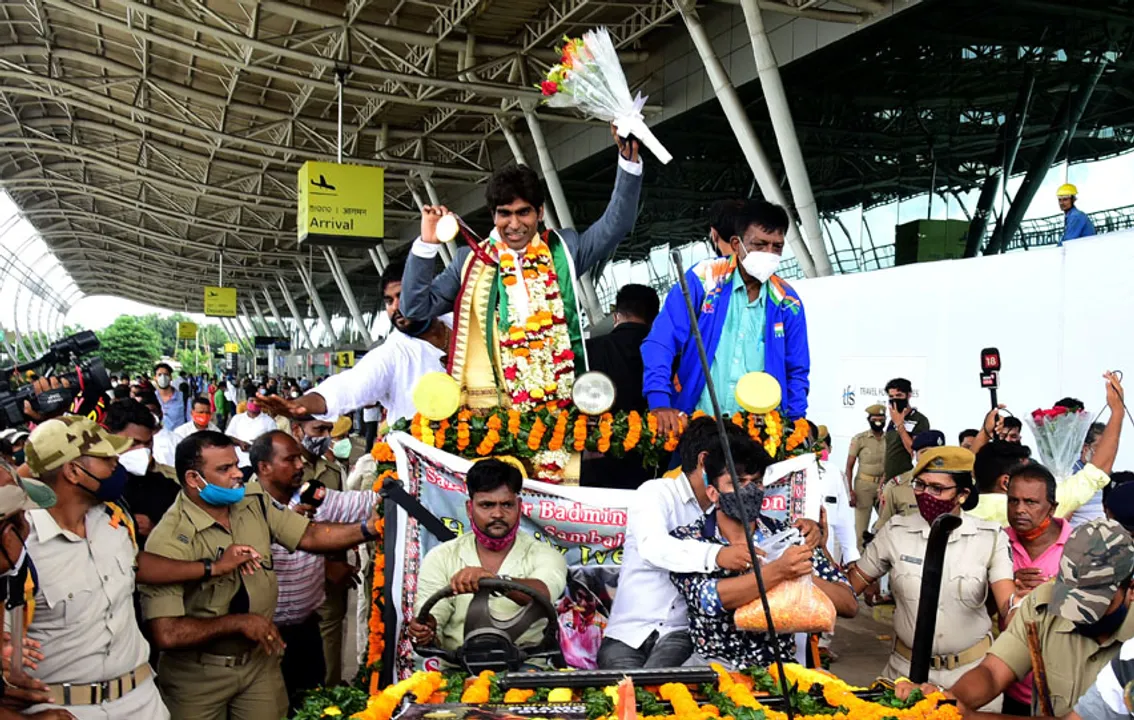  ସୁନା ପୁଅ ପ୍ରମୋଦଙ୍କୁ ଭବ୍ୟ ସ୍ୱାଗତ: ‘‘ଏ ସ୍ୱର୍ଣ୍ଣ ପଦକ ଓଡ଼ିଶାବାସୀଙ୍କର’’