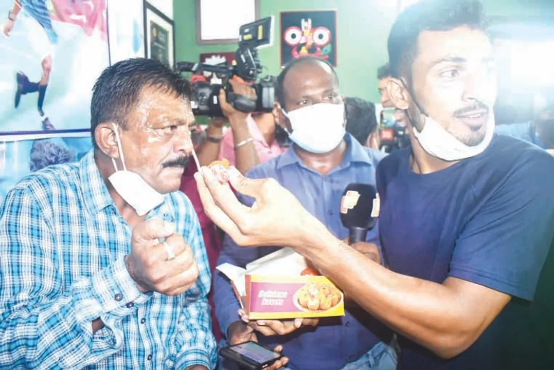  ନାଲ୍‌କୋରୁ ଖଡ଼ି ଛୁଇଁଥିଲେ ପ୍ରମୋଦ ଭଗତ!