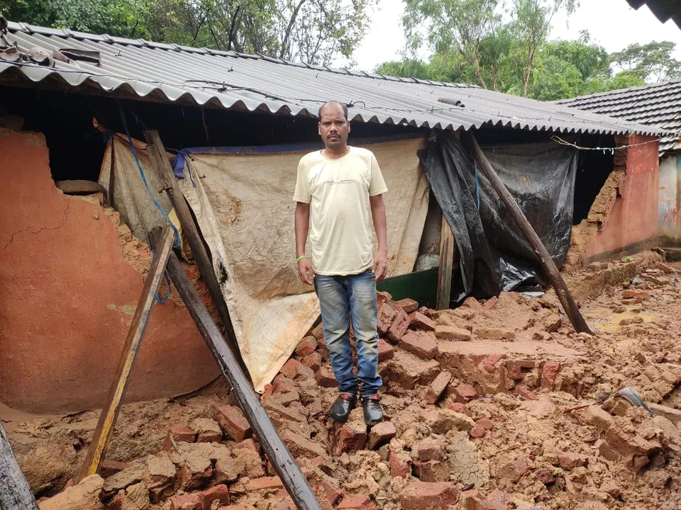  ବର୍ଷାରେ ବେହାଲ କେନ୍ଦୁଝର: ଫୁଲୁଛି ବୈତରଣୀ, ଲଗାଣ ବର୍ଷାରେ ବହୁ ଘର ଧରାଶାୟୀ