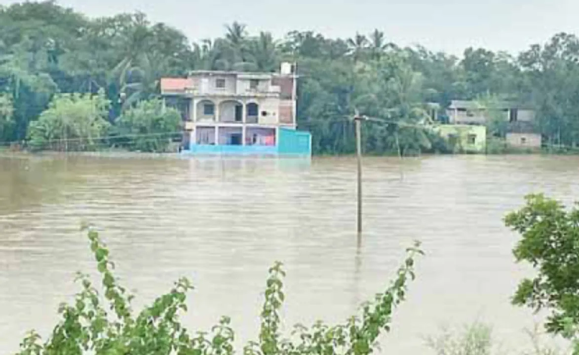  ବାଲେଶ୍ବରର ବସ୍ତାରେ ବନ୍ୟା, ଶତାଧିକ ଗାଁ ଜଳବନ୍ଦୀ