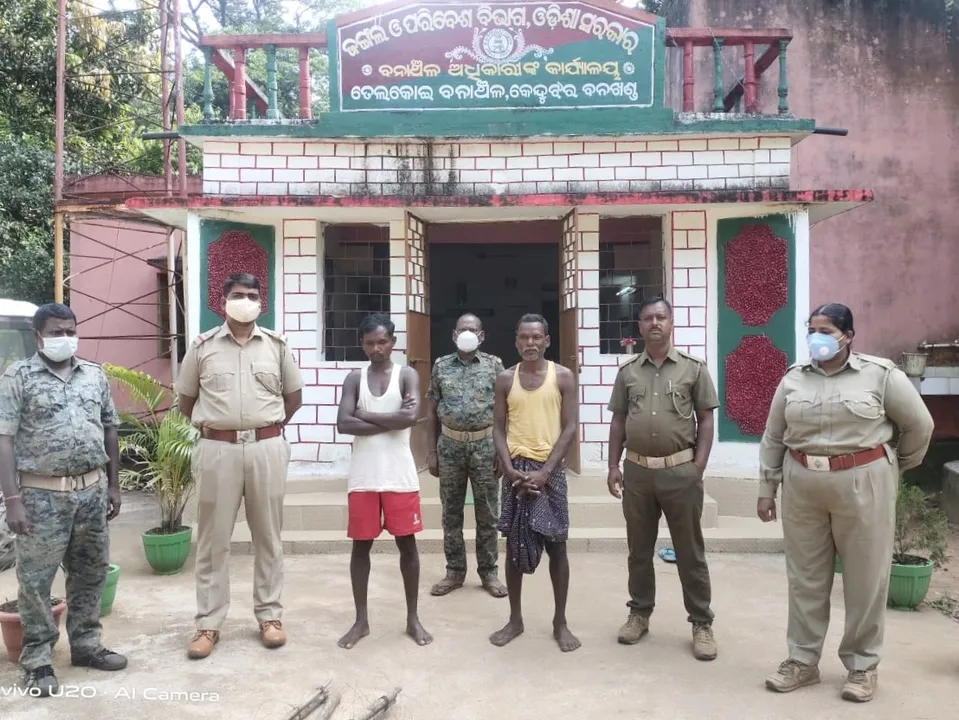  ବିଦ୍ୟୁତ୍‌ ତାର ବିଛାଇ ବନ୍ୟପ୍ରାଣୀ ଶିକାର, ୨ ଗିରଫ