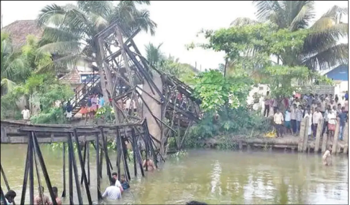  ଆସାମରେ ଝୁଲା ପୋଲ ଭାଙ୍ଗି ୩୦ ଛାତ୍ର ଆହତ