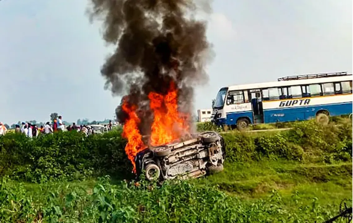  ଚାଷୀଙ୍କ ଉପରେ କେନ୍ଦ୍ରମନ୍ତ୍ରୀଙ୍କ ପୁଅ ଗାଡ଼ି ଚଢ଼ାଇବା ଘଟଣାରେ ମୃତ୍ୟୁସଂଖ୍ୟା ୮ ହେଲା, କେନ୍ଦ୍ରମନ୍ତ୍ରୀଙ୍କ ବହିଷ୍କାର ଦାବି