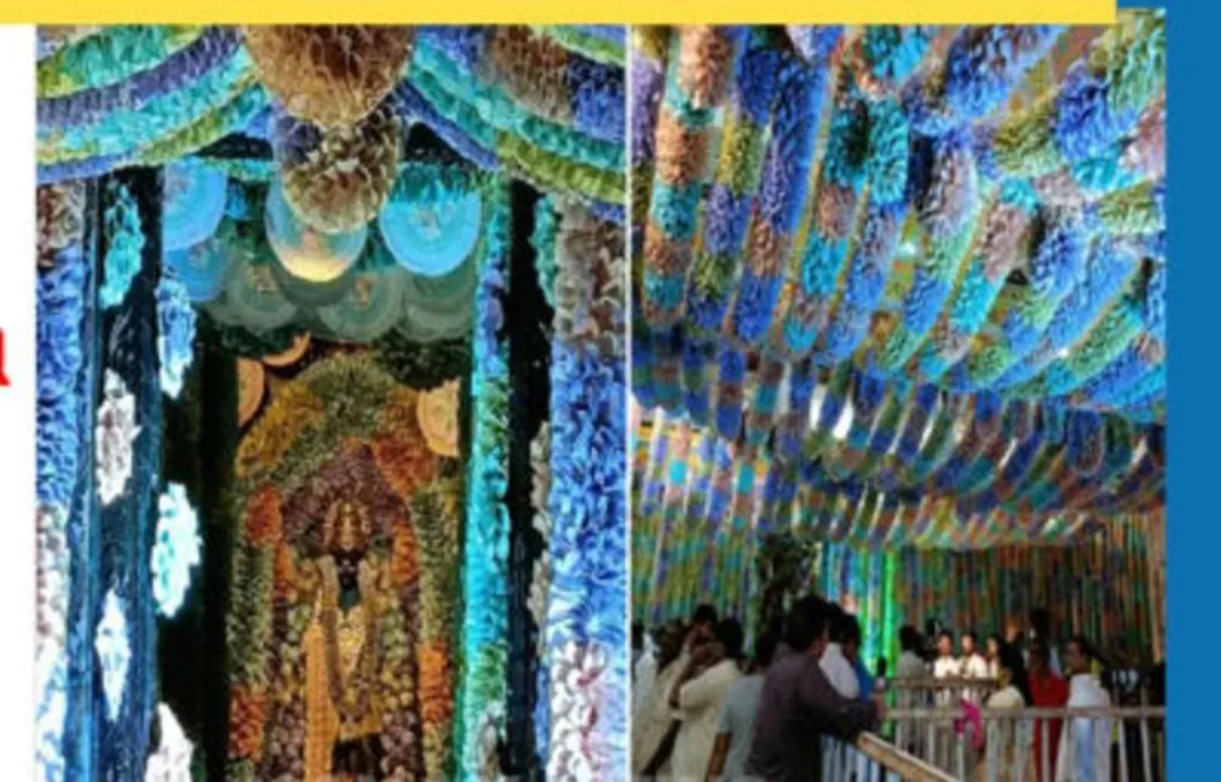  ଭକ୍ତ ୫ କୋଟି ୧୦ ଲକ୍ଷ ଟଙ୍କା ନୋଟରେ ସଜାଇଲେ ମନ୍ଦିର