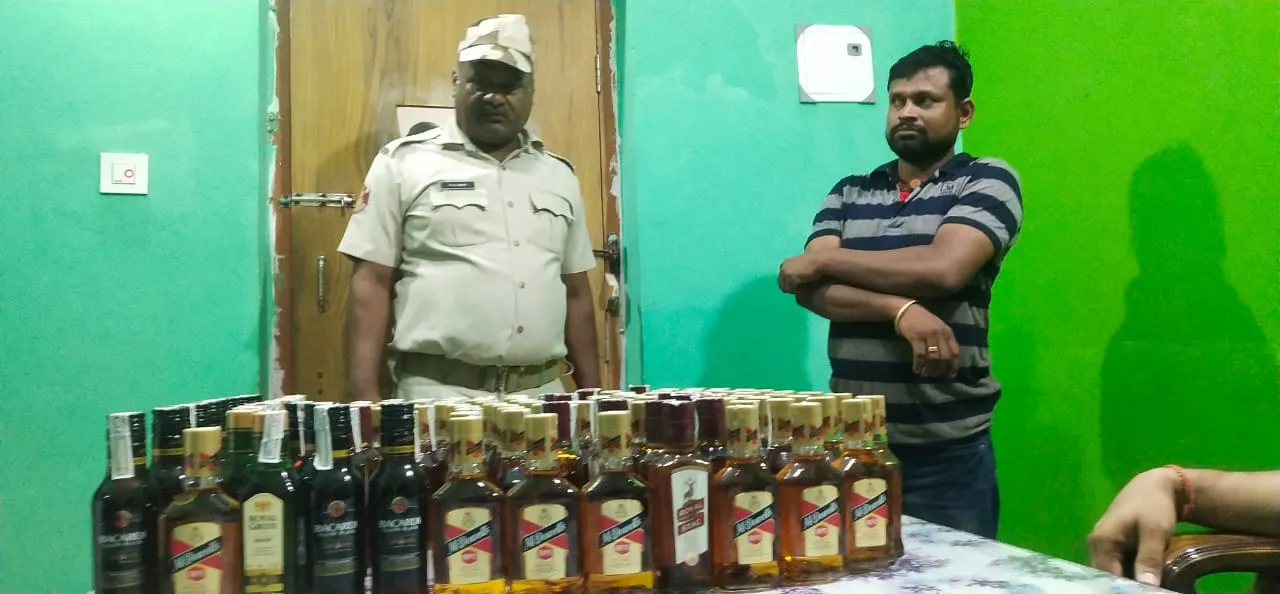  ଚୋରା ମଦ ବ୍ୟବସାୟୀ ଗିରଫ