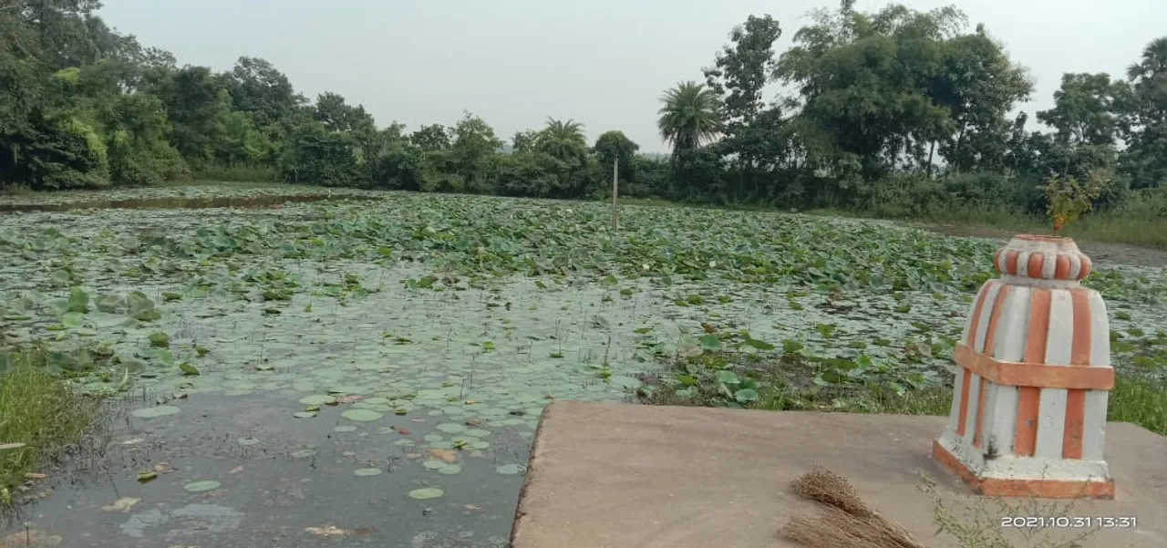  ଐତିହାସିକ ହାଡ଼ଗାଡ଼ିଆ ପୋଖରୀ ଏବେ ପରିତ୍ୟକ୍ତ  