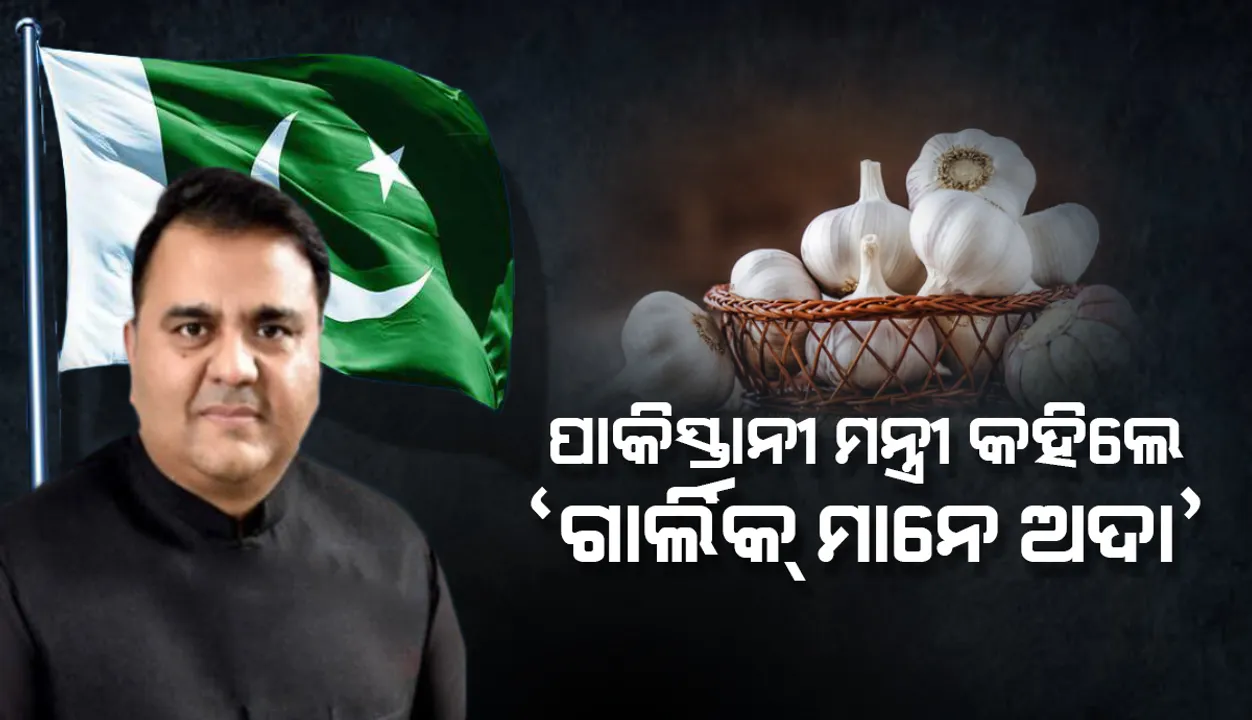  ‘ଗାର୍ଲିକ ମାନେ ଅଦା’ କହି ଲୋକହସା ହେଲେ ପାକିସ୍ତାନର ସୂଚନା ଓ ପ୍ରସାରଣ ମନ୍ତ୍ରୀ ଫୱାଦ ଚୌଧୁରୀ