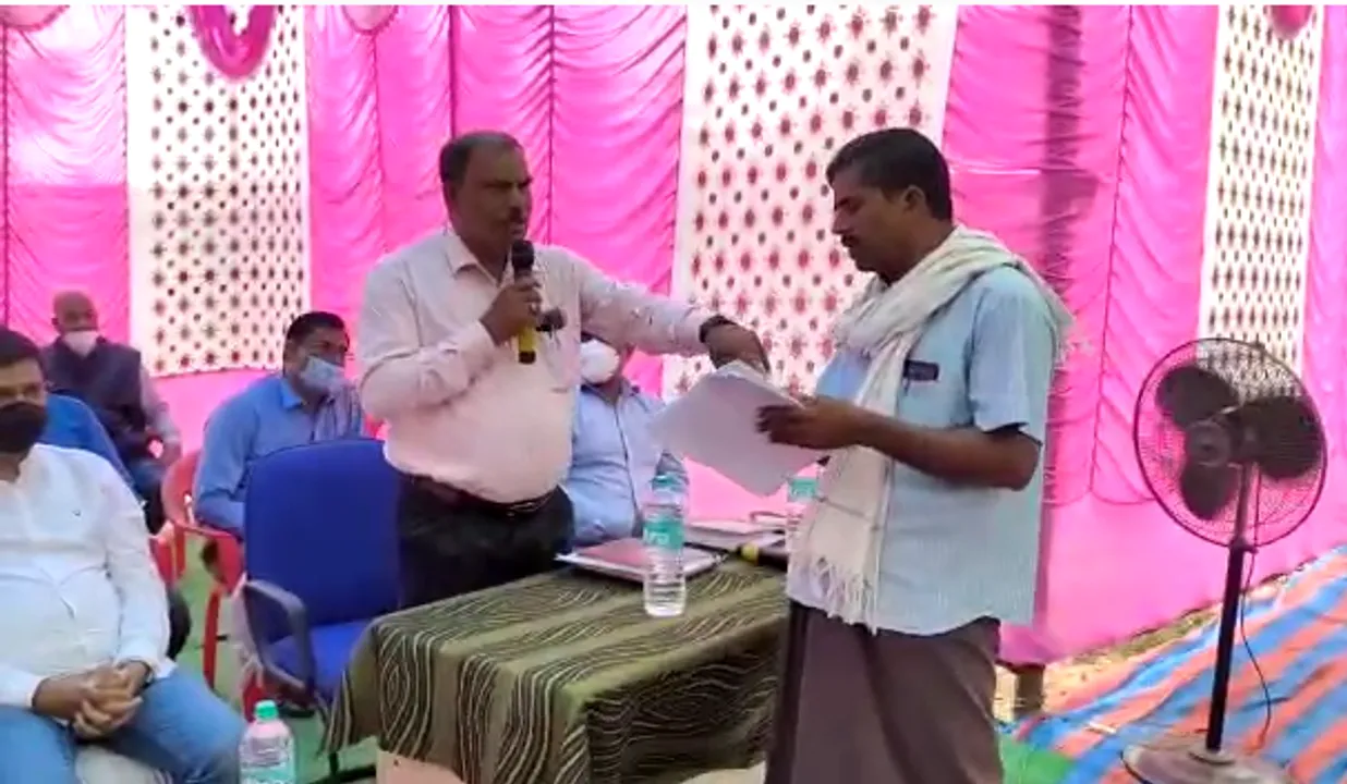  ଜେଏସଡବ୍ଲୁ ପ୍ରକଳ୍ପକୁ ତୀବ୍ର ବିରୋଧ: ଜନଶୁଣାଣି ବେଳେ ନାରାବାଜି